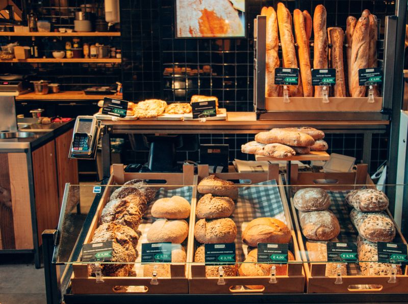 A bakery display