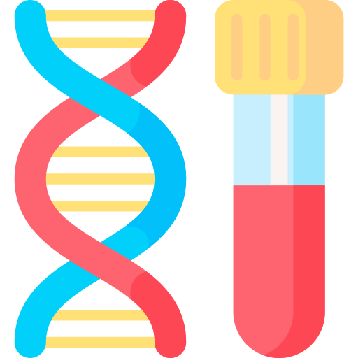 DNA and a test tube
