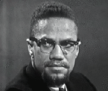 Malcolm X smiling