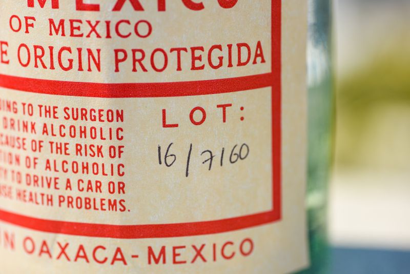 A food label for a Mexican product