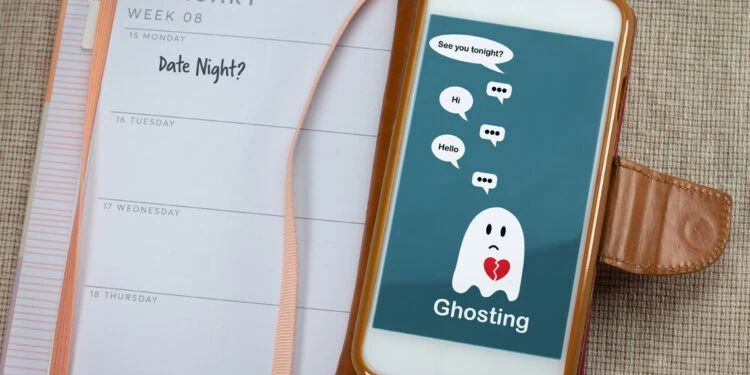 Image of a cell phone that shows someone keeps sending messages but doesn't get any reply