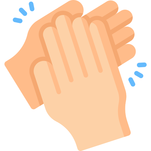 icon of clapping hands