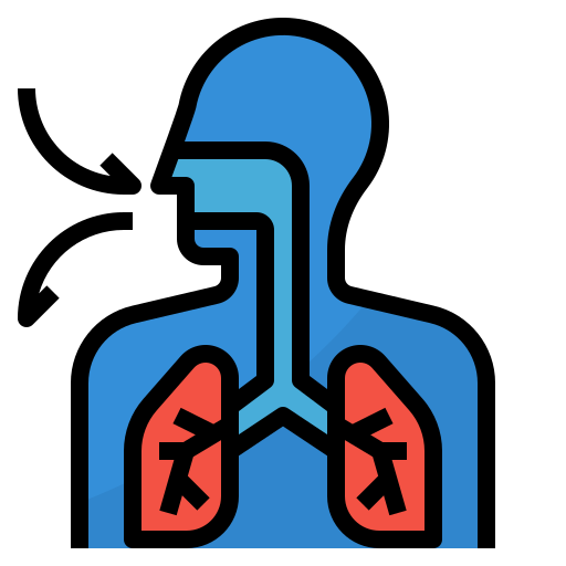 Icon: Person breathing