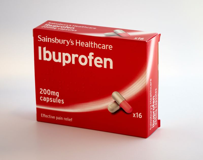 A box of ibuprofen