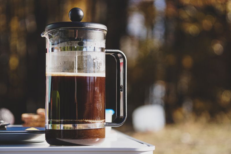 An image of a french press