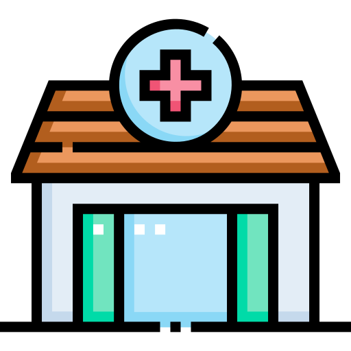 An icon of a clinic