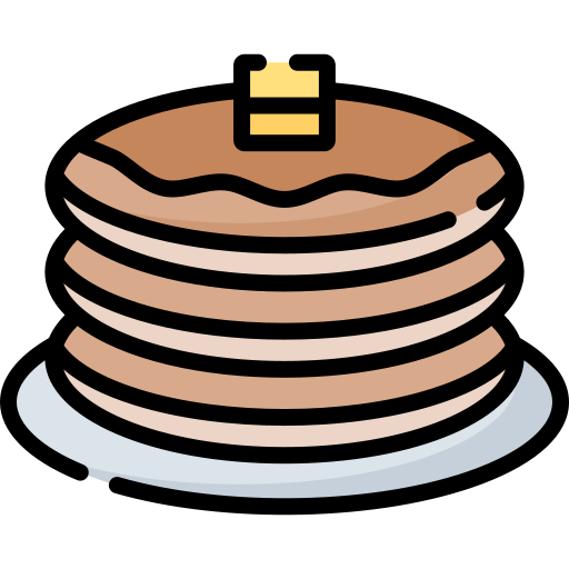 Stack of pancakes.