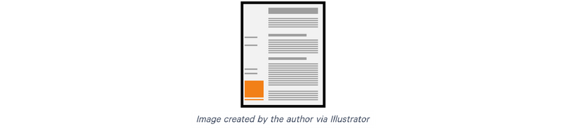 An illustration of a textbook page with the image and caption highlighted in orange.