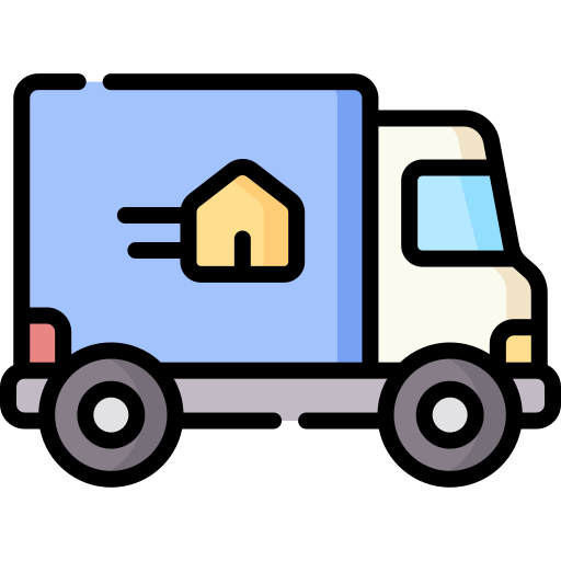 Flaticon Icon of a moving truck.