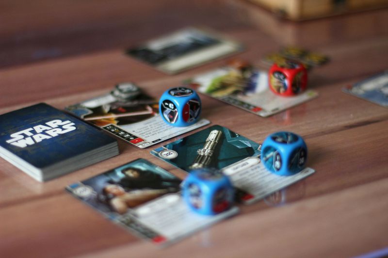 A Star Wars themed board game.