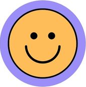 Smiley face emoji.