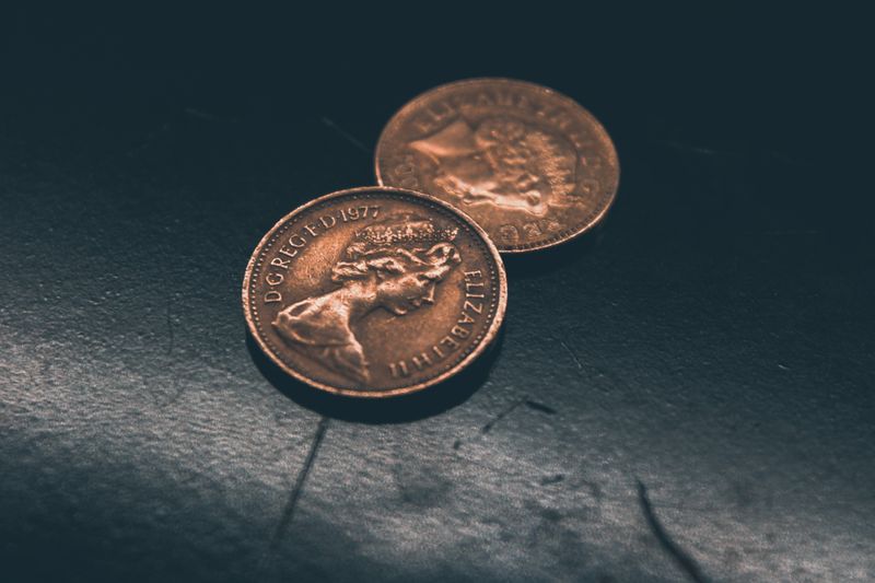 Image of  two copper colored coins