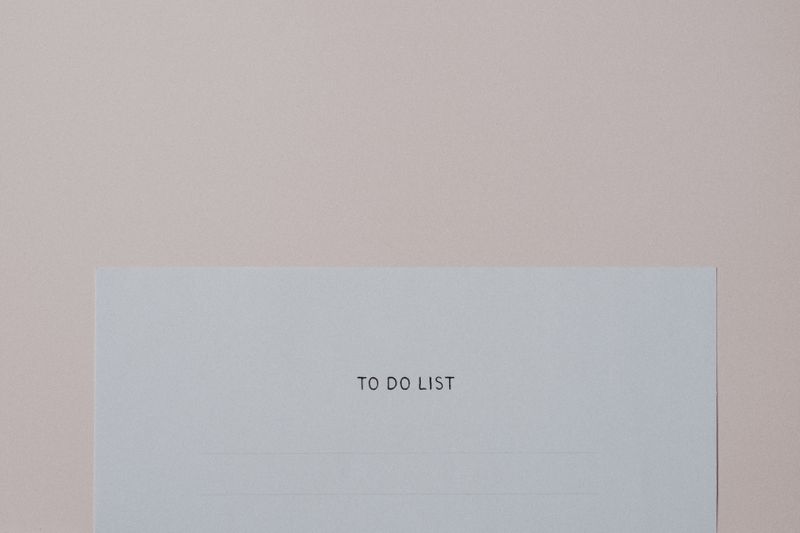 To do list