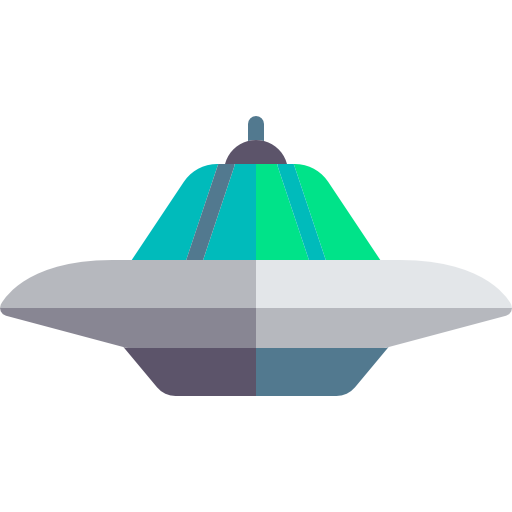 Icon of an alien spaceship