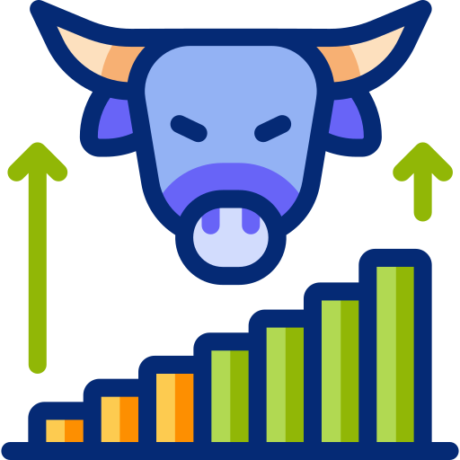 Bull market icon