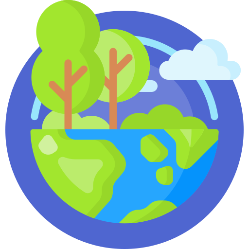 Earth with trees