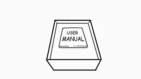 A woman throwing away a user manual.
