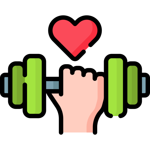 Icon of hand lifting a dumbbell