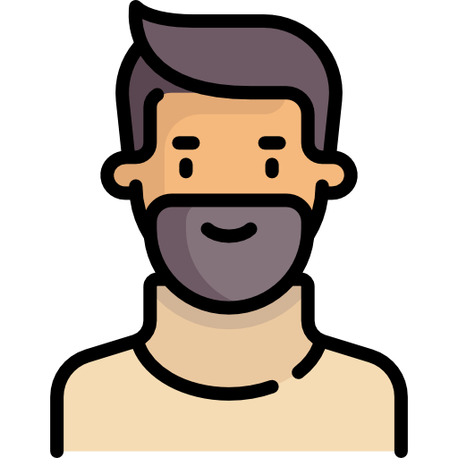 icon of a man with a beard