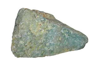 Image of a light grey Quartzite, non-foliated metamorphic rock with a solid structure of quartz sandstone