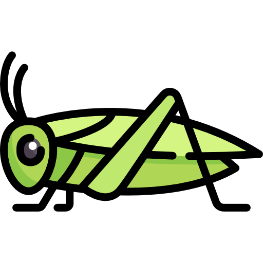 icon of a green cricket