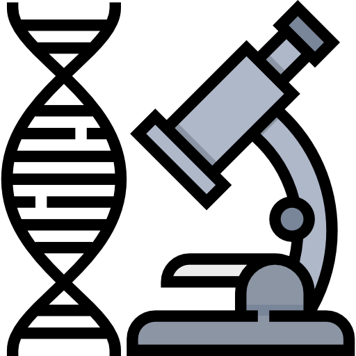 DNA molecule and microscope