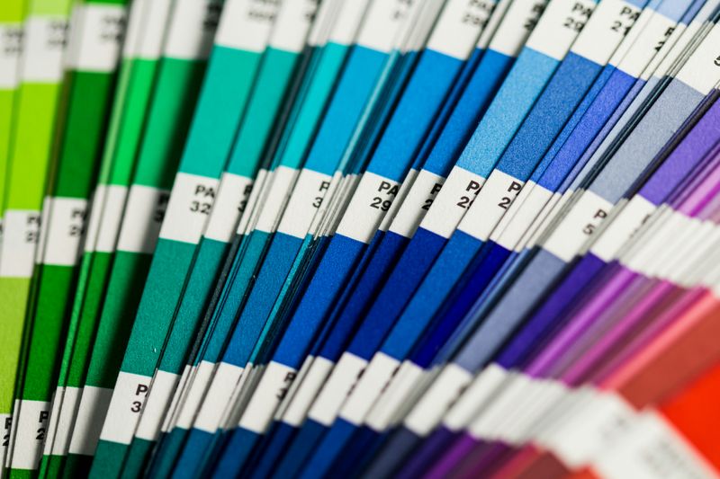 Pantone color palettes
