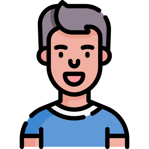 A man smiling. 