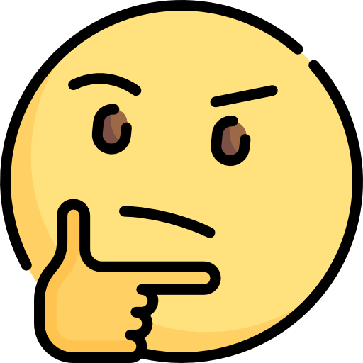 Thinking face emoji