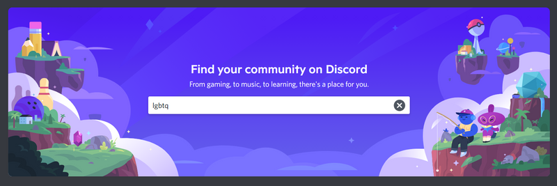 Search for LGBTQ Discord Servers