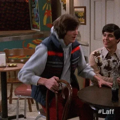 Michael fromThe 70's Show saying: Yes!