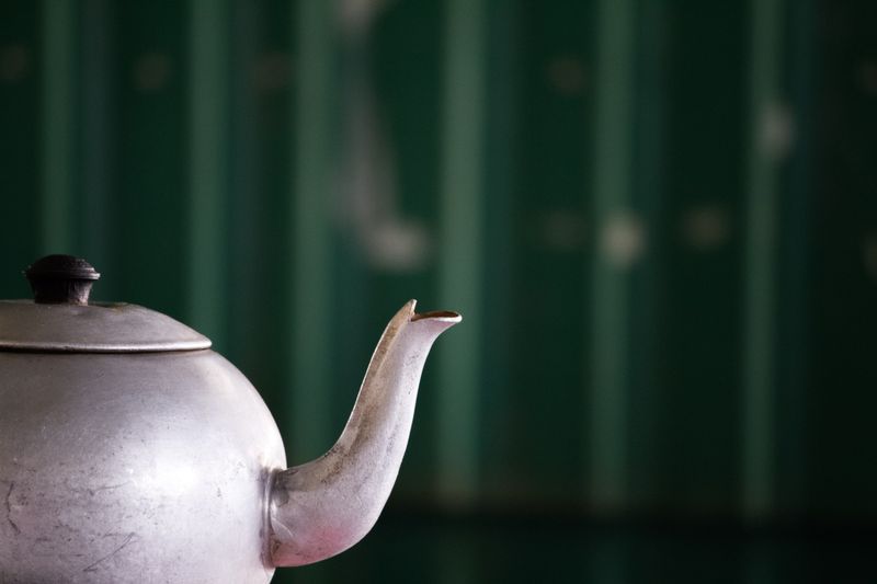 Metal teapot