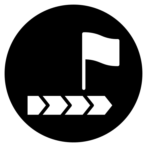 Flaticon Icon representing end of a sentence.