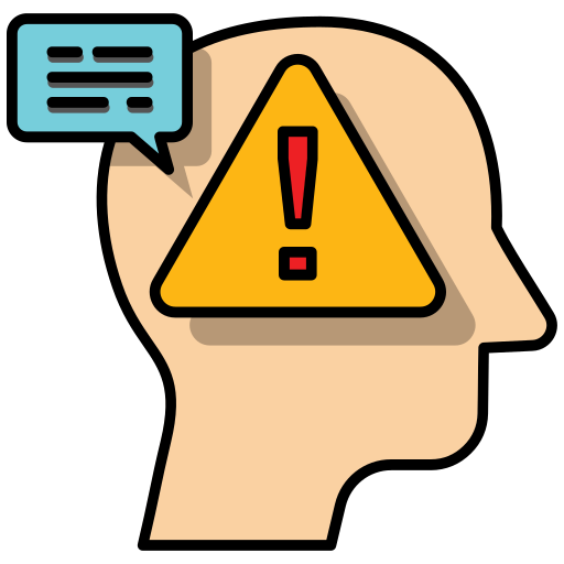 Heart rate or pulse icon symbolizing physical signs of anger.
