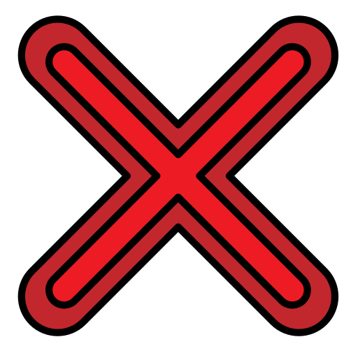 Red X icon