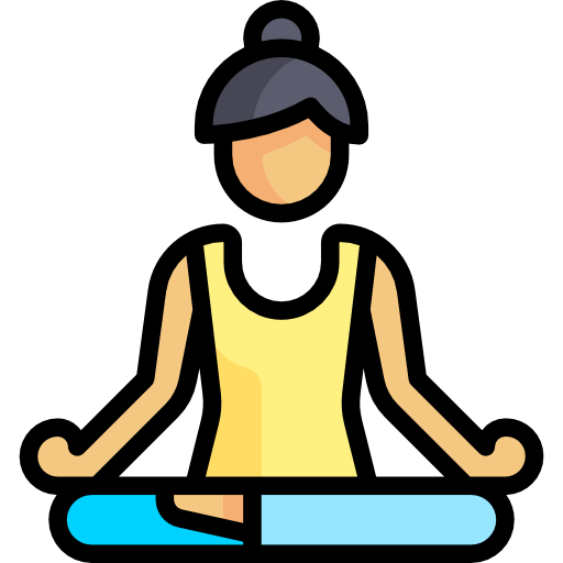 meditation pose icon