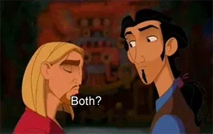 Eldorado's Miguel and Tulio saying, 
