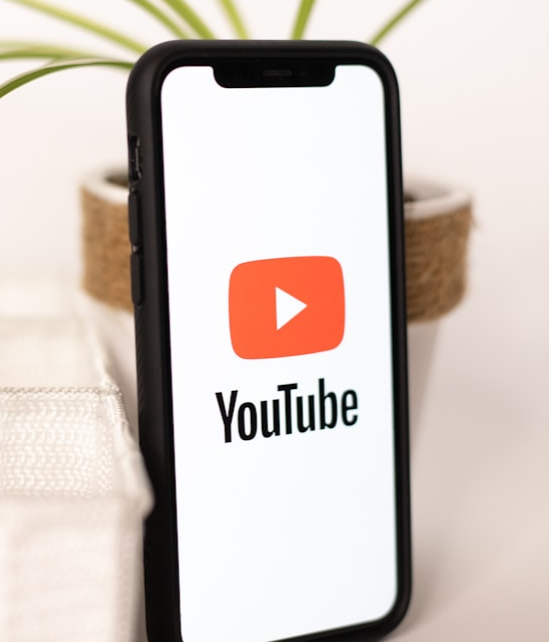 The YouTube app on a phone.