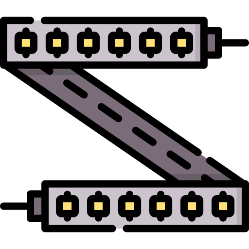 Flaticon Icon that represents a strip of lights