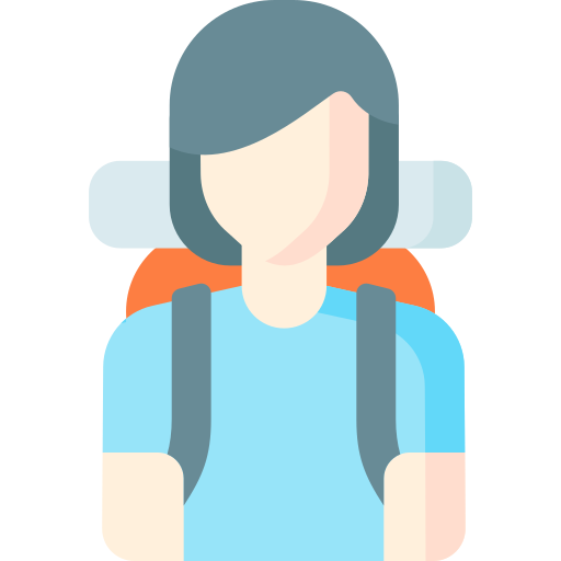 A backpacker