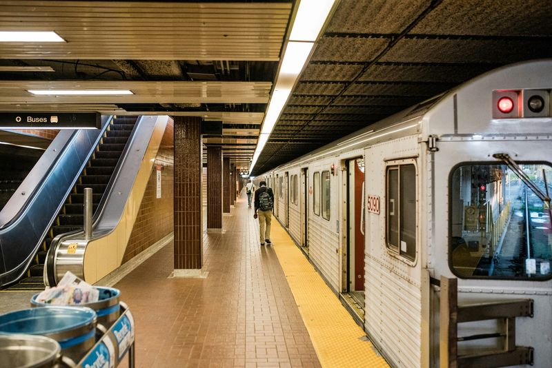 A subway station in Toronto.