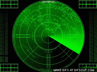 A radar screen
