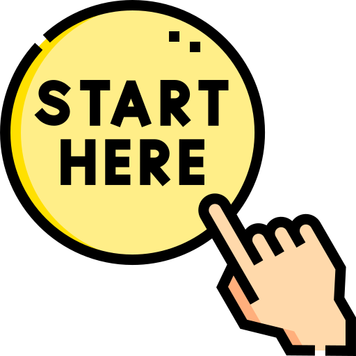 Flaticon Icon representing beginning of a sentence.