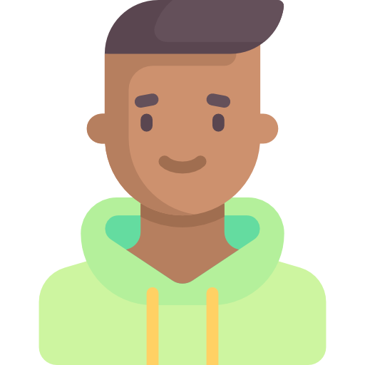 icon of boy in green hoodie