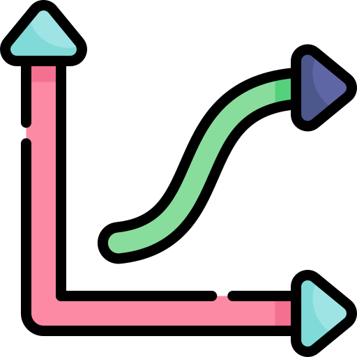 Learning curve Icon