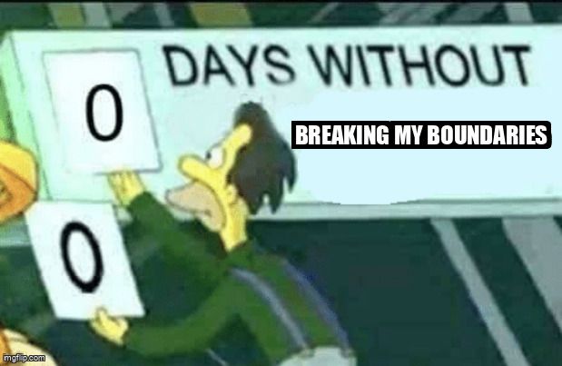 Lenny from the Simpsons puts a 0 in a sign so that it reads: 