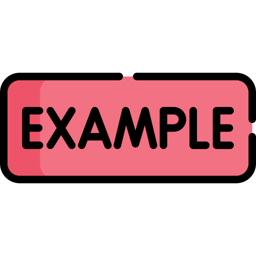 Red example button