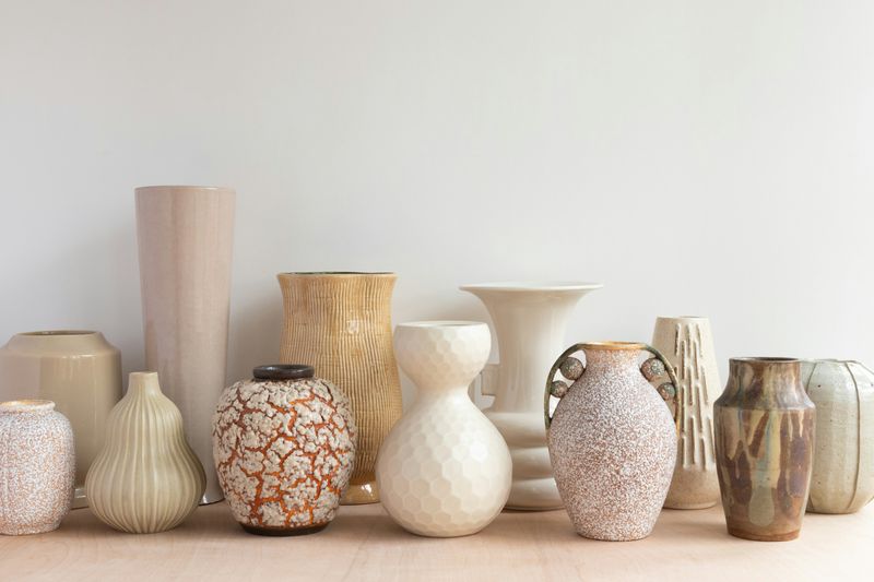selection of vases