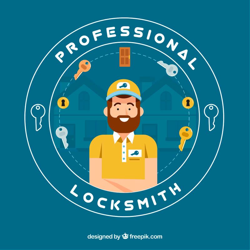 Locksmith cartoon image