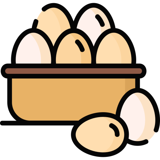 Icon of a basket of eggs